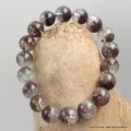Bracelet en pierres Lodolite naturelles - Bracelet en perles et Pierres naturelles