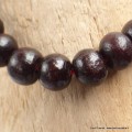 Bracelet mala bouddhiste en Bois de rose Bracelets tibétains bouddhistes BM18