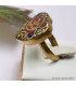 Bague Coeur Om tibétain taille ajustable Bagues tibétaines bouddhistes ref 106D.7