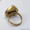 Bague Coeur Om tibétain taille ajustable - Bagues tibétaines bouddhistes