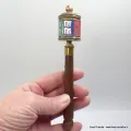 Moulin à prières tibétain 16 cm - Objets rituels bouddhistes