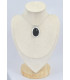 Pendentif élégant en Onyx noir facetté Bijoux en Onyx noir SK10.2