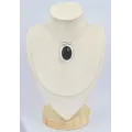 Pendentif élégant en Onyx noir facetté - Bijoux en Onyx noir