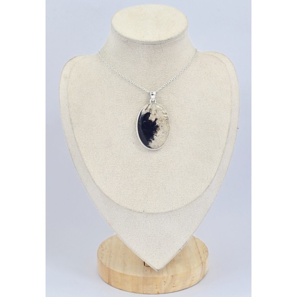 Gros pendentif en bois fossilisé Pendentifs pierres naturelles SK11