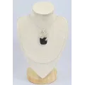 Gros pendentif rectangulaire en bois pétrifié - Pendentifs pierres naturelles