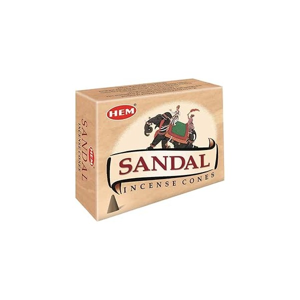 Encens cônes Bois de santal Hem Encens tibétains, accessoires ZD907