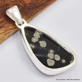Pendentif Obisidienne Galaxie forme libre - Bijoux en Obsidienne Galaxie