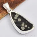 Pendentif Obisidienne Galaxie forme libre - Bijoux en Obsidienne Galaxie