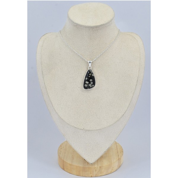 Pendentif Obisidienne Galaxie forme libre Bijoux en Obsidienne Galaxie SK12