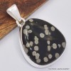 Pendentif argent Obsidienne Galaxie Bijoux en Obsidienne Galaxie SK12.1
