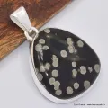 Pendentif argent Obsidienne Galaxie - Bijoux en Obsidienne Galaxie