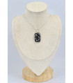 Pendentif Obsidienne Galaxy rectangulaire Bijoux en Obsidienne Galaxie SK12.2