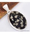 Pendentif Obsidienne Galaxy oval Bijoux en Obsidienne Galaxie SK12.3