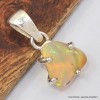 Pendentif Opale Ethiopienne brute orange Bijoux en Opale Ethiopienne SK13.3