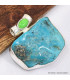 Pendentif argent Turquoise Kingman brute Bijoux en Turquoise Kingman SK14.3