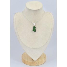 Pendentif Chrome diopside brut asymétrique Bijoux en Chrome Diopside SK15