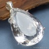 Gros pendentif goutte Cristal de Roche Bijoux en Cristal de roche SK16.1