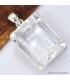 Gros pendentif facetté Cristal de Roche 22 gr Bijoux en Cristal de roche SK16.2