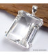Gros pendentif facetté Cristal de Roche 22 gr Bijoux en Cristal de roche SK16.2