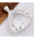 Gros pendentif trilliant Cristal de Roche Bijoux en Cristal de roche SK16.3