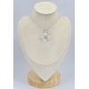 Gros pendentif trilliant Cristal de Roche Bijoux en Cristal de roche SK16.3