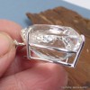 Gros pendentif trilliant Cristal de Roche Bijoux en Cristal de roche SK16.3