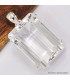 Grand pendentif Cristal de roche facetté Bijoux en Cristal de roche SK16.5