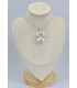 Gros pendentif Cristal de roche facetté diamant Bijoux en Cristal de roche SK16.4
