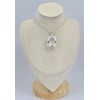 Gros pendentif Cristal de roche facetté diamant Bijoux en Cristal de roche SK16.4