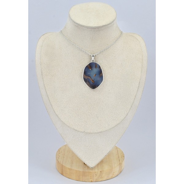 Pendentif Authentique Opale Boulder Bijoux en Opale Boulder SK18.2