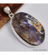 Pendentif Authentique Opale Boulder mauve Bijoux en Opale Boulder SK18.3