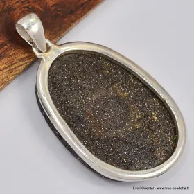 Pendentif Authentique Opale Boulder mauve - Bijoux en Opale Boulder