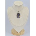 Pendentif Authentique Opale Boulder mauve Bijoux en Opale Boulder SK18.3