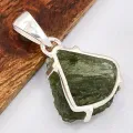 Pendentif Véritable Moldavite grade AAA - Bijoux en Moldavite
