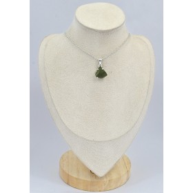 Pendentif Véritable Moldavite grade AAA Bijoux en Moldavite SK17.4