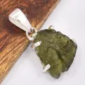 Authentique pendentif Moldavite grade AAA - Bijoux en Moldavite