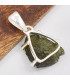 Authentique pendentif Moldavite grade AAA Bijoux en Moldavite SK17.7