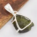 Authentique pendentif Moldavite grade AAA - Bijoux en Moldavite