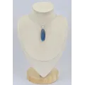 Somptueux pendentif en Labradorite bleue facettée - Bijoux en Labradorite Bleue