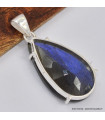 Pendentif Labradorite bleue facettée Bijoux en Labradorite Bleue SK19.1