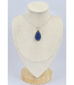 Pendentif Labradorite bleue facettée Bijoux en Labradorite Bleue SK19.1