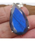 Pendentif Labradorite bleue facettée Bijoux en Labradorite Bleue SK19.1