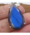 Pendentif Labradorite bleue facettée Bijoux en Labradorite Bleue SK19.1