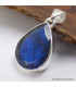 Petit pendentif goutte Labradorite bleue Bijoux en Labradorite Bleue SK19.2
