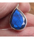 Petit pendentif goutte Labradorite bleue Bijoux en Labradorite Bleue SK19.2