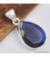 Petit pendentif goutte Labradorite bleue Bijoux en Labradorite Bleue SK19.2