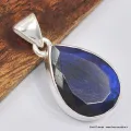 Petit pendentif goutte Labradorite bleue - Bijoux en Labradorite Bleue