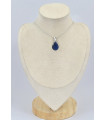 Petit pendentif goutte Labradorite bleue Bijoux en Labradorite Bleue SK19.2