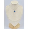 Petit pendentif carré Labradorite bleue Bijoux en Labradorite Bleue SK19.3