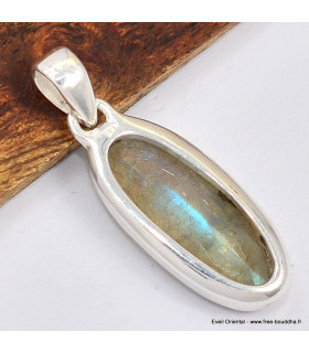 Superbe Labradorite bleu orange Bijoux en Labradorite Bleue SK19.4
